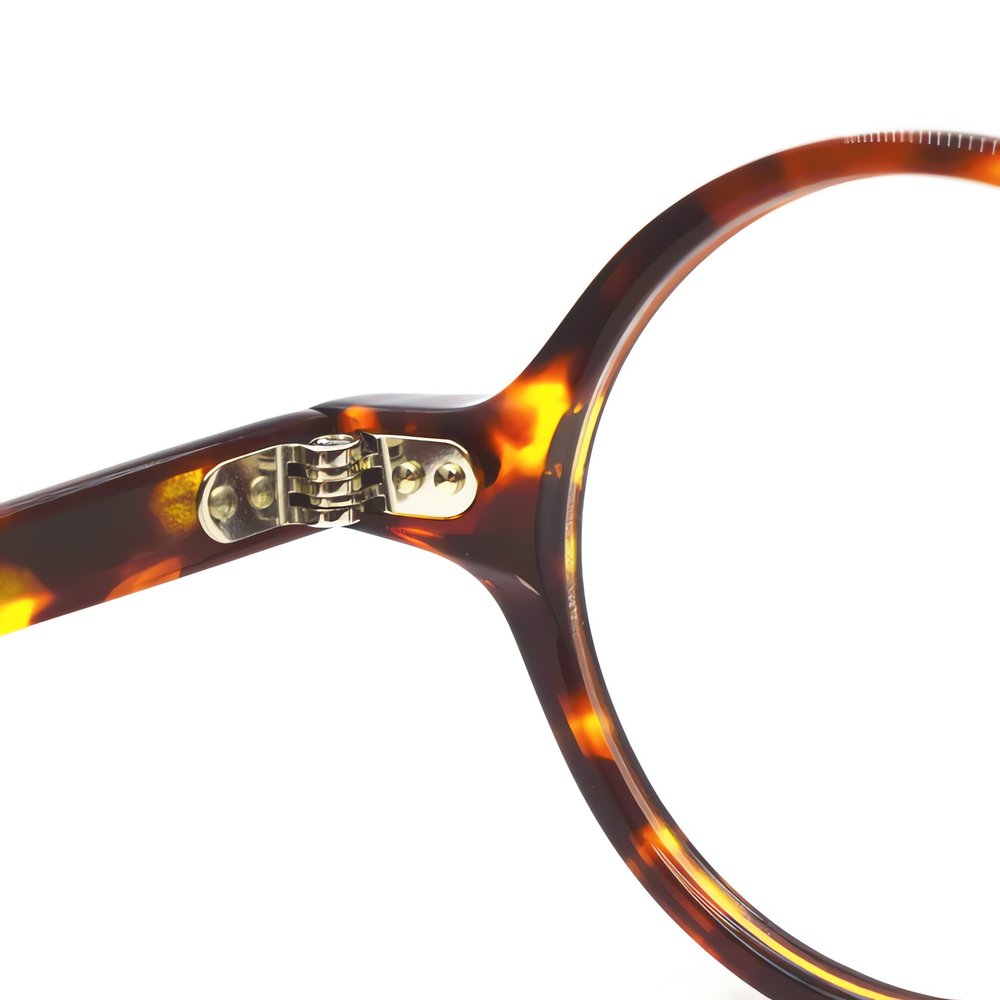 Lunettes Vintage Écaille Détail