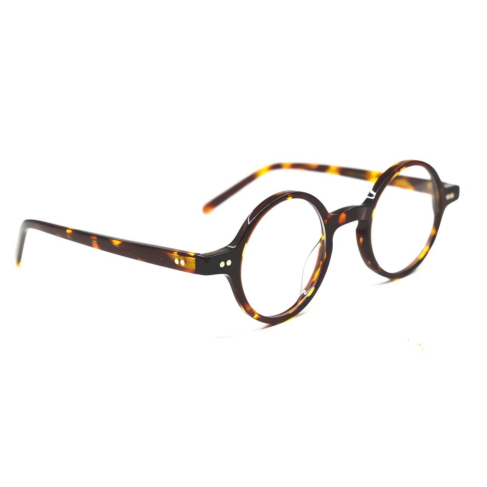 Lunettes Vintage Écaille Rondes