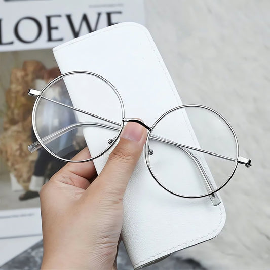 Lunettes Vintage En Métal Rondes