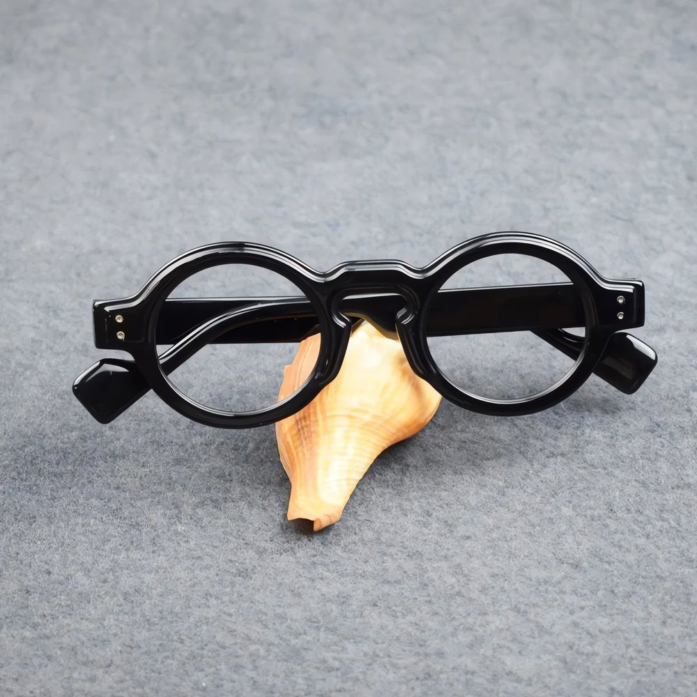 Lunettes Vintage Noires Coquillage