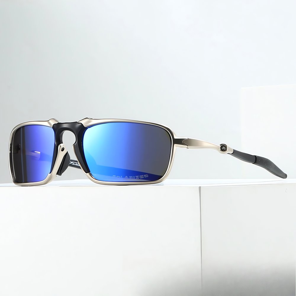 Lunettes Vintage Oakley Bleues Polarisées