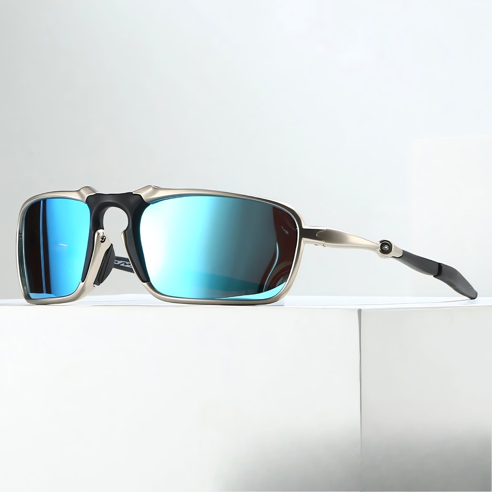Lunettes Vintage Oakley Bleues Rétro