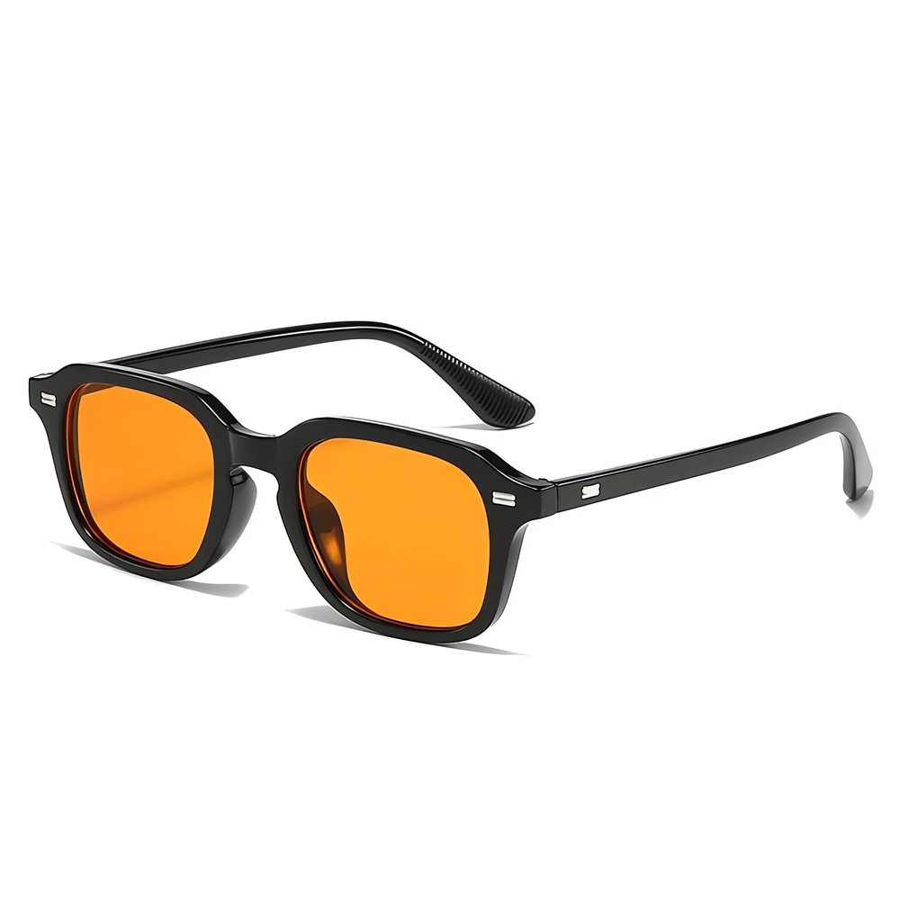 Lunettes Vintage Oranges Modernes