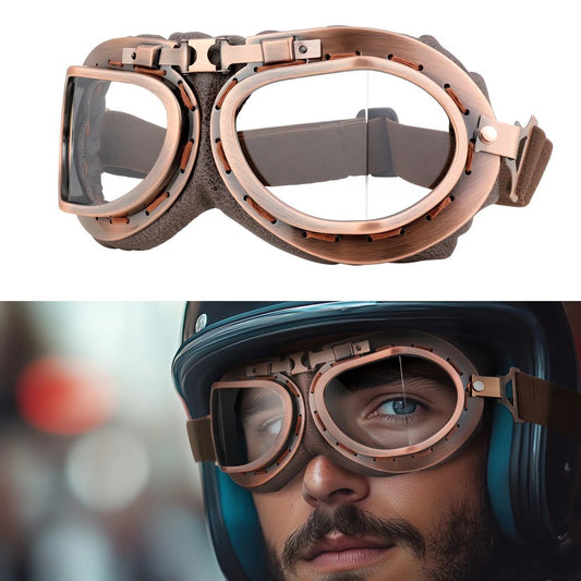 Lunettes Vintage Pour Casque De Moto