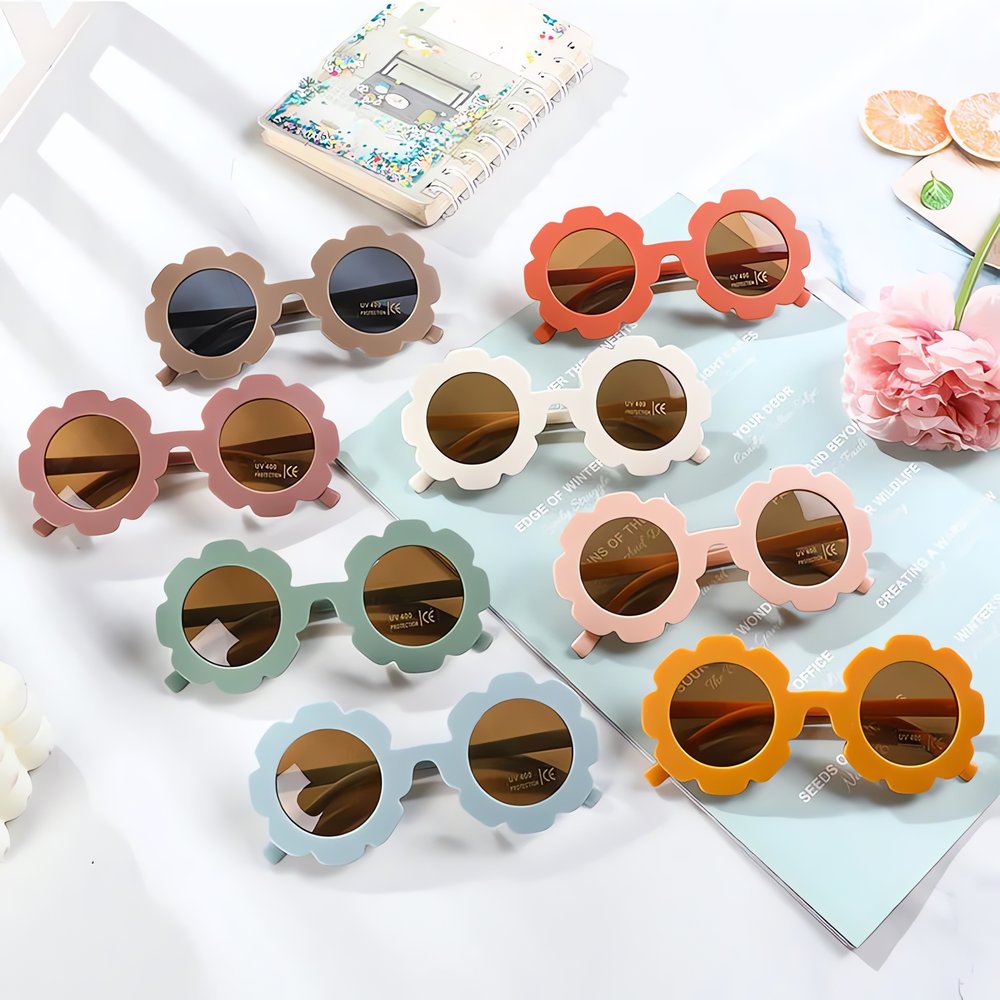 Lunettes Vintage Pour Enfant Fleurs