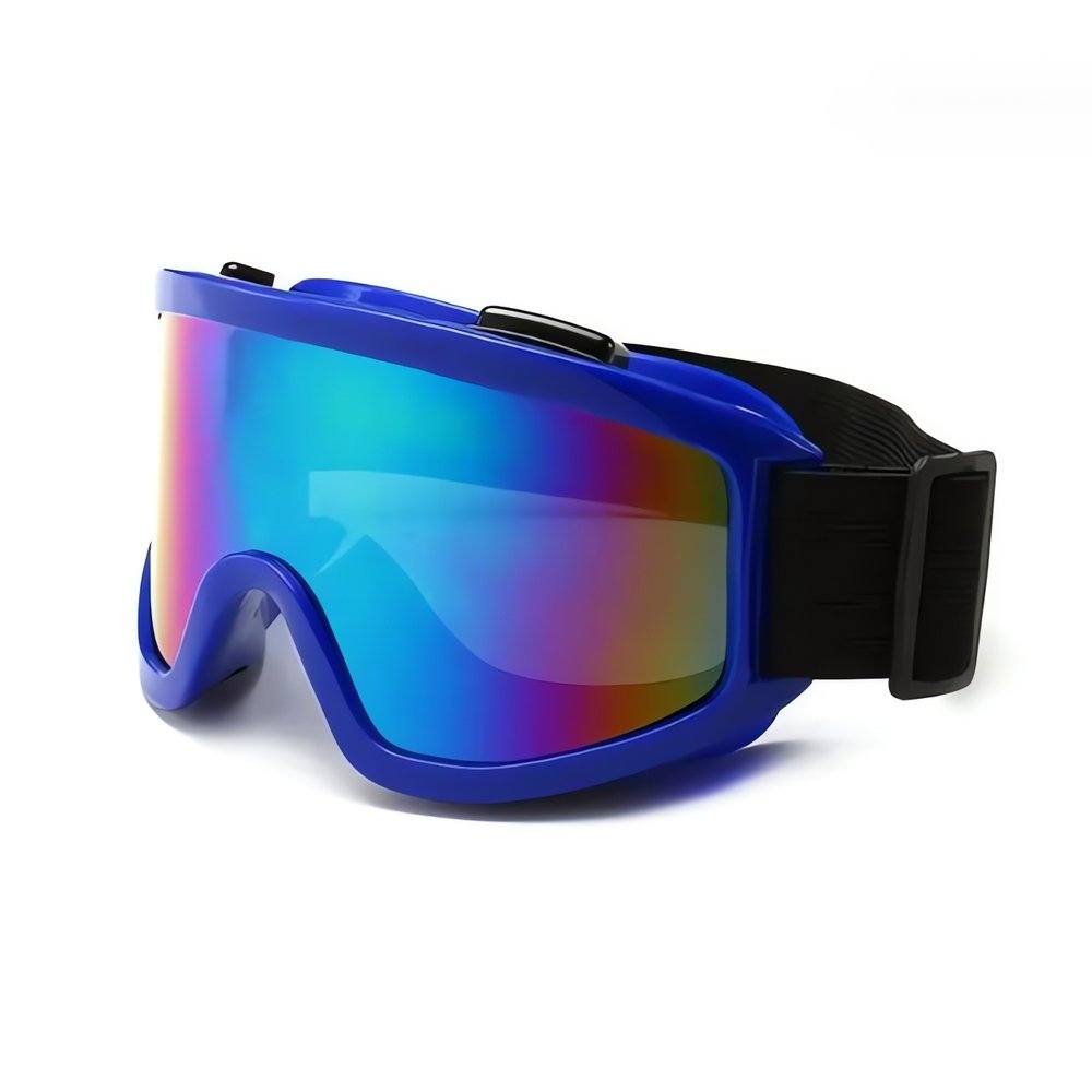 Lunettes Vintage Pour Le Ski Bleues