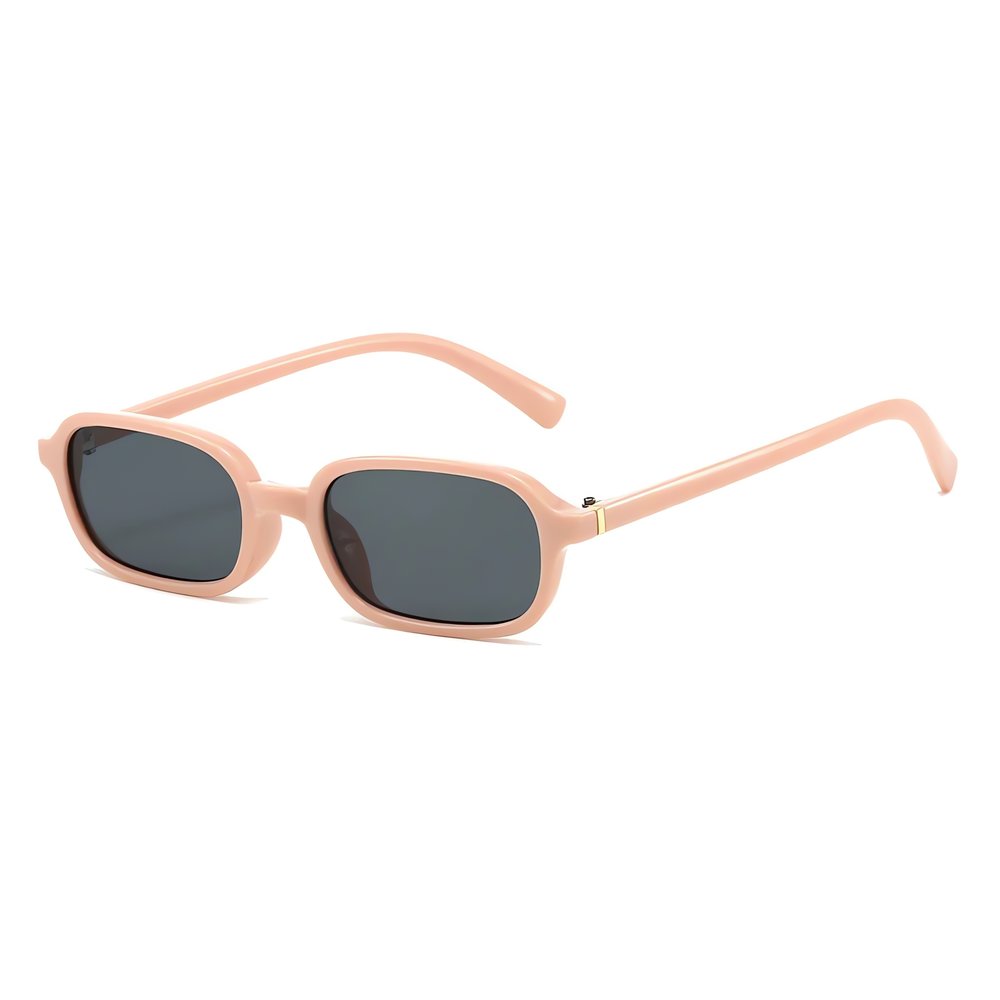 Lunettes Vintage Rectangulaire Rose
