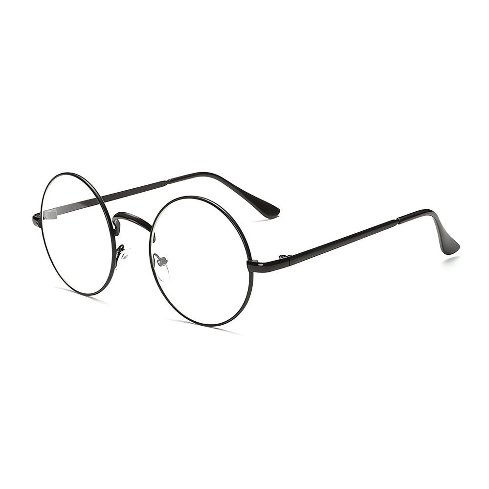 Lunettes Vintage Rondes Noir