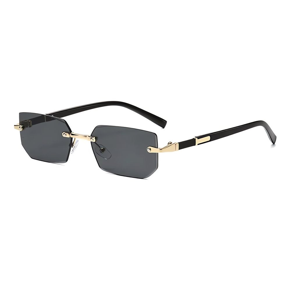 Lunettes Vintage Sans Monture Noir