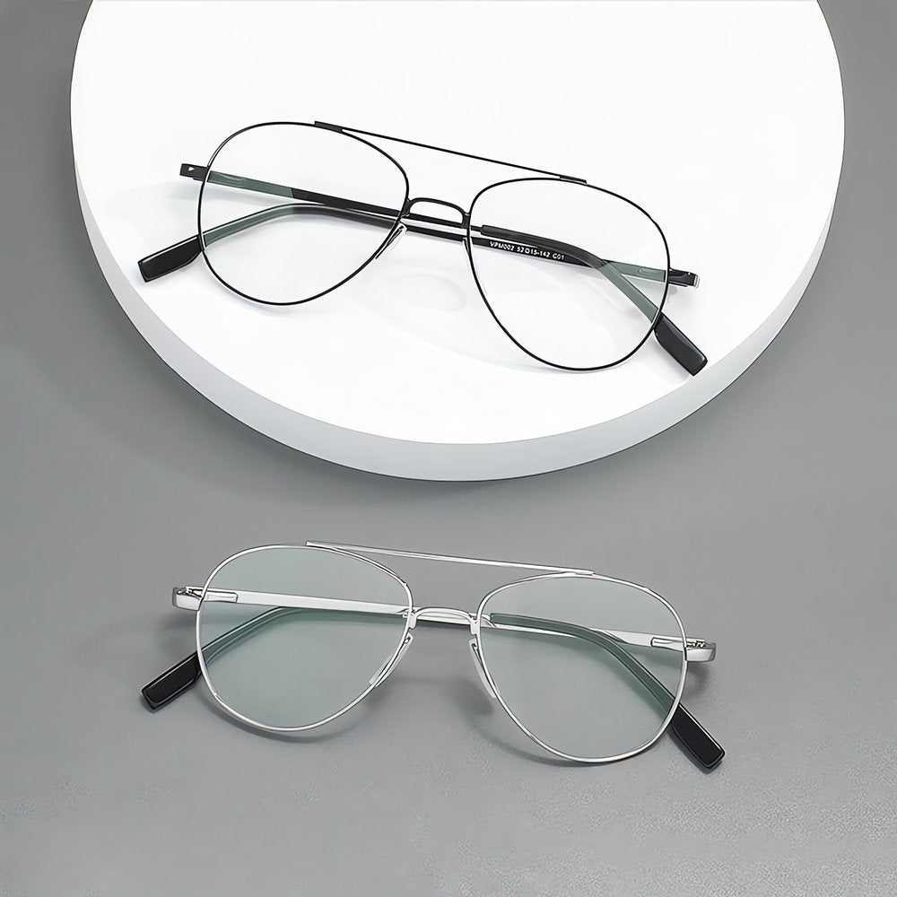 Lunettes Vintage Verres Transparents Meta