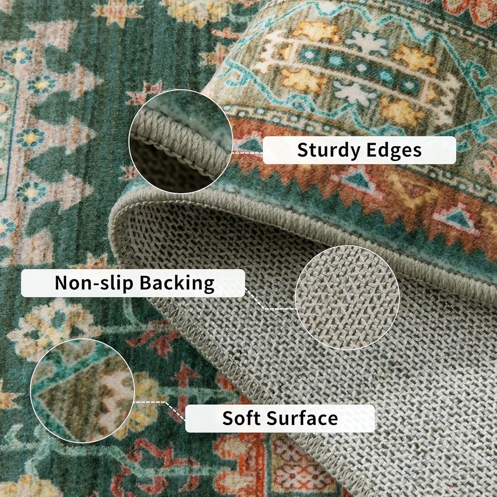 Petit Tapis Vintage Motif Oriental