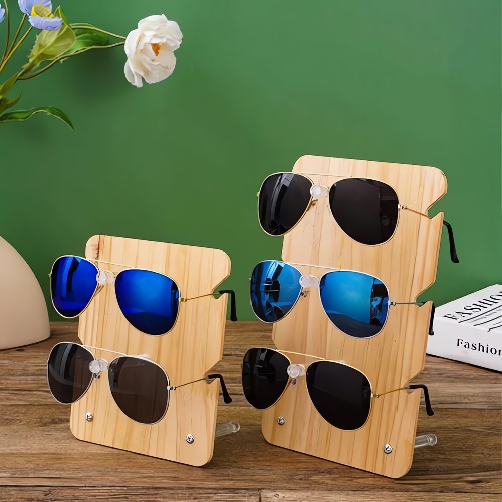 Présentoir Lunettes Vintage Bois