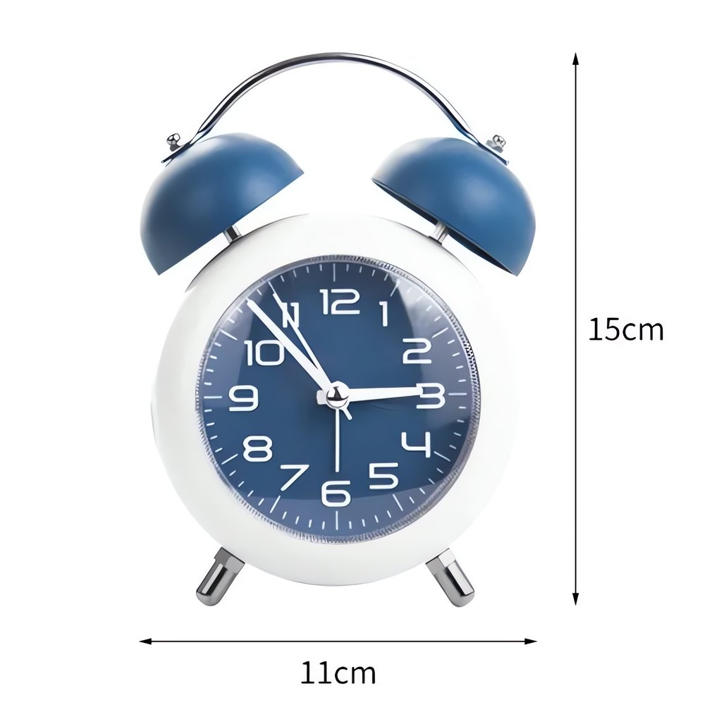 Réveil Fashion Vintage Classique Bicolore