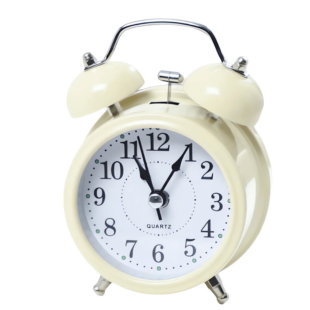 Réveil Vintage Beige Classique