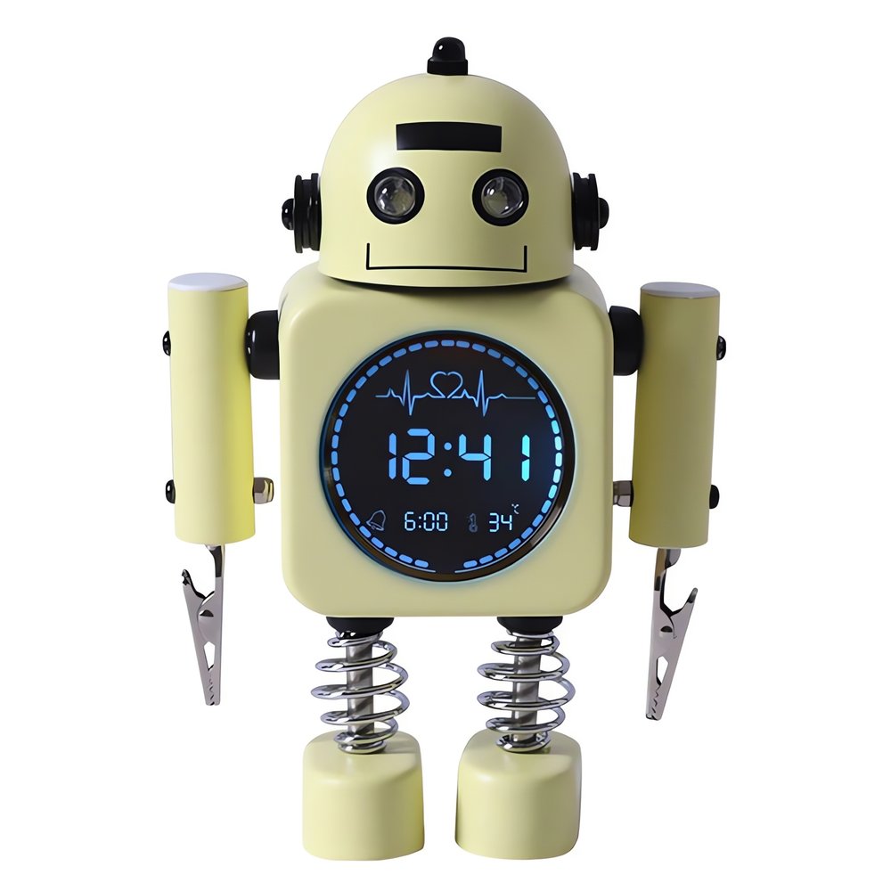 Réveil Vintage Connecté Pour Enfant Robot