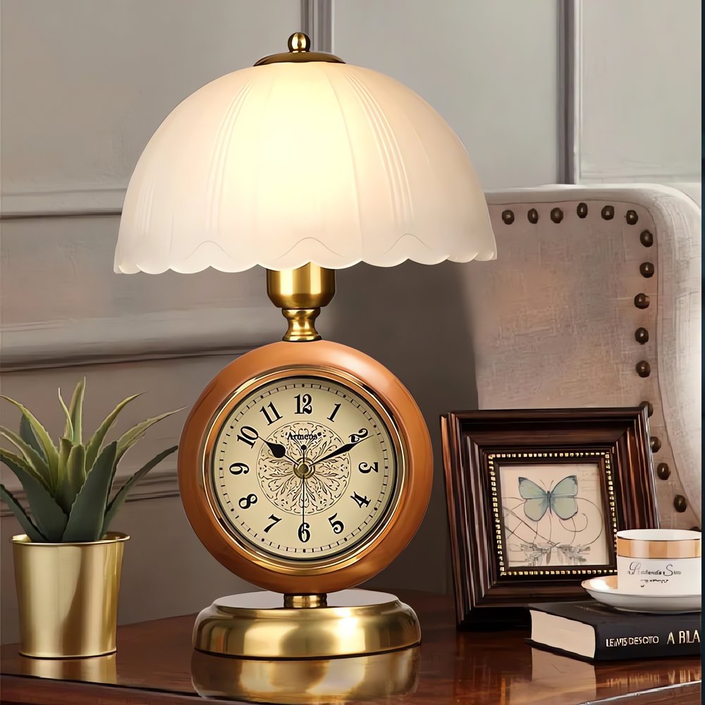 Réveil Vintage Désign Lampe