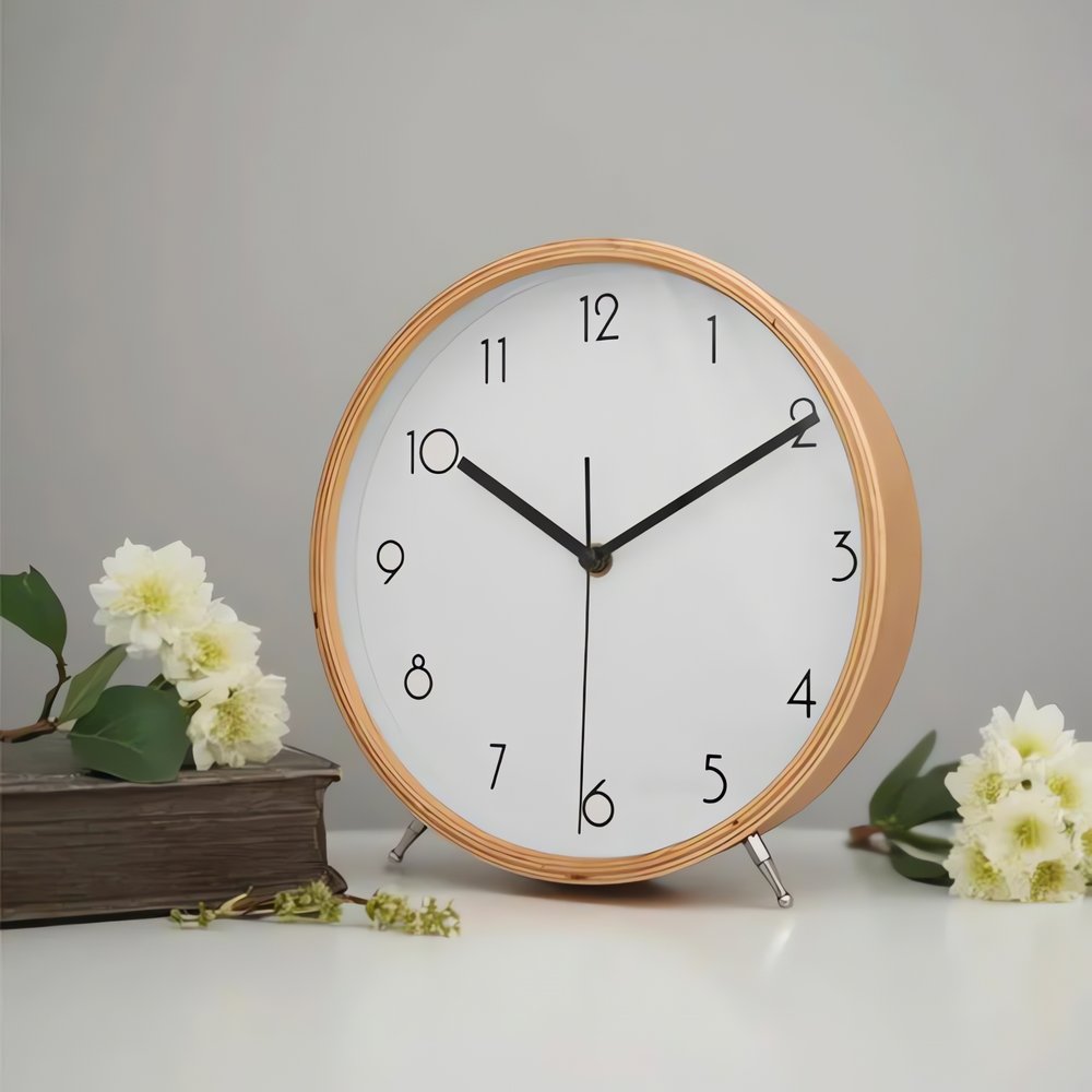 Réveil Vintage En Bois