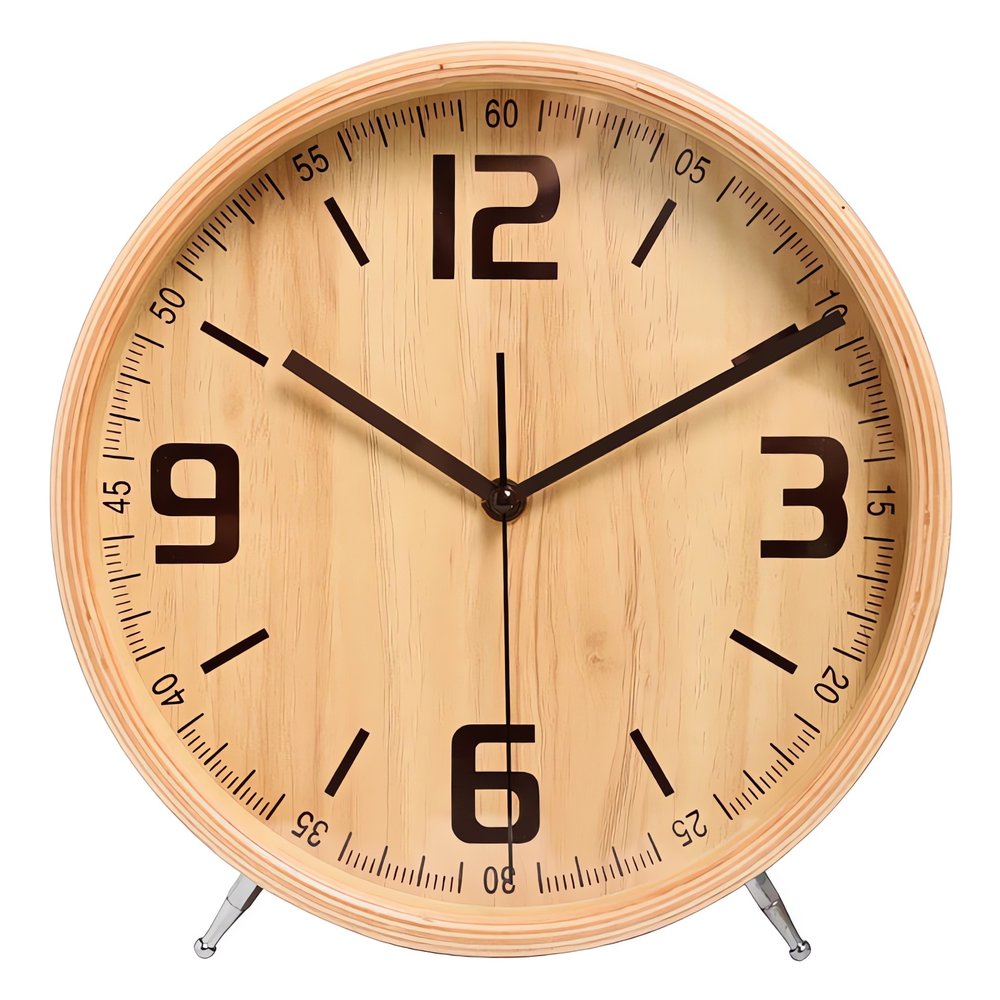 Réveil Vintage En Bois