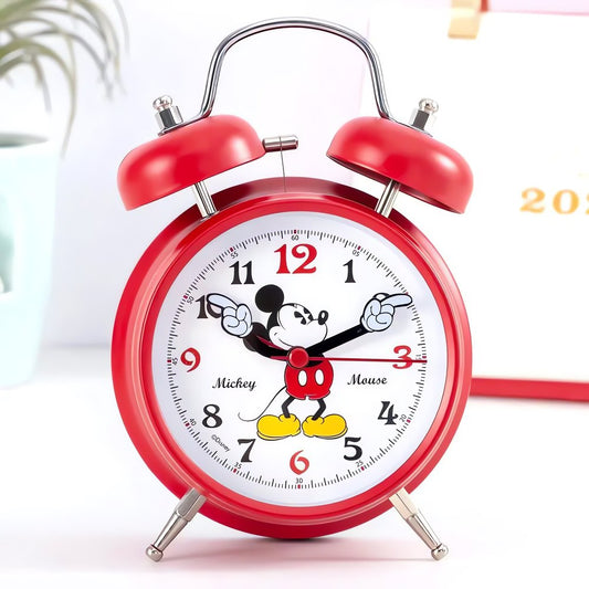 Réveil Vintage Mickey Rouge Rétro