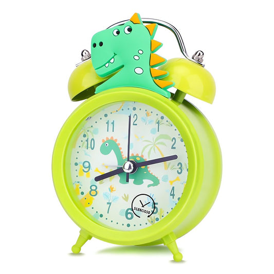 Réveil Vintage Vert Dinosaure