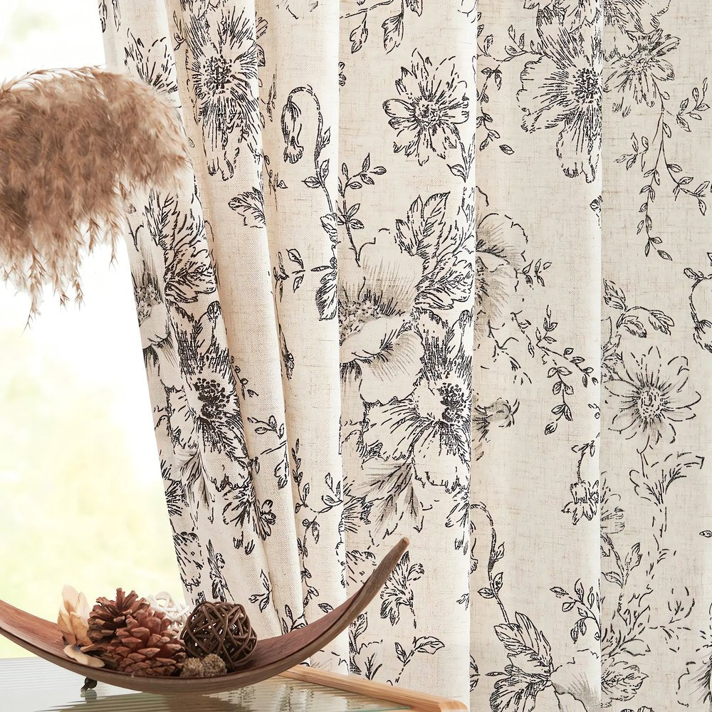 Rideaux Floral Vintage