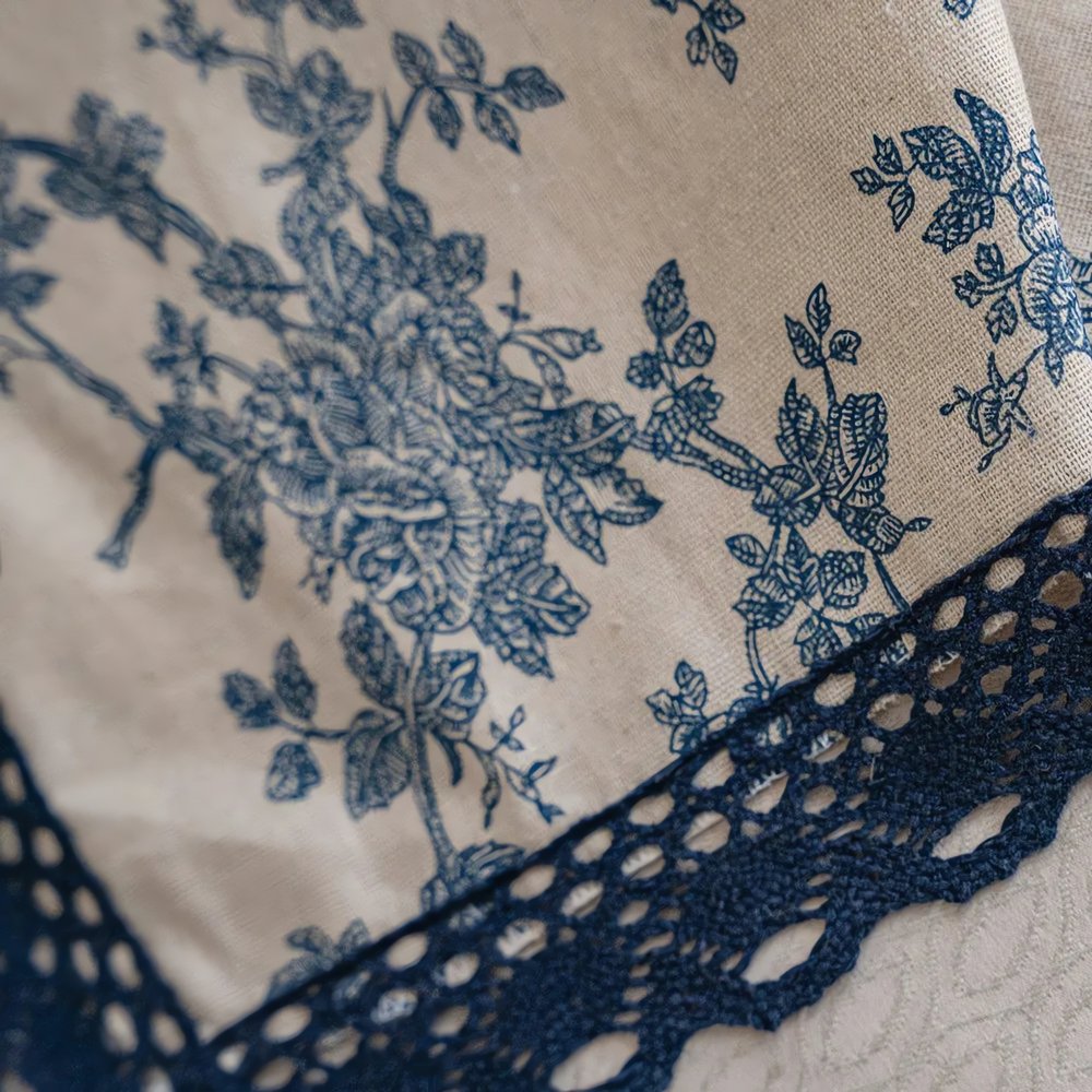 Rideaux Vintage Année 60 Motif Classique