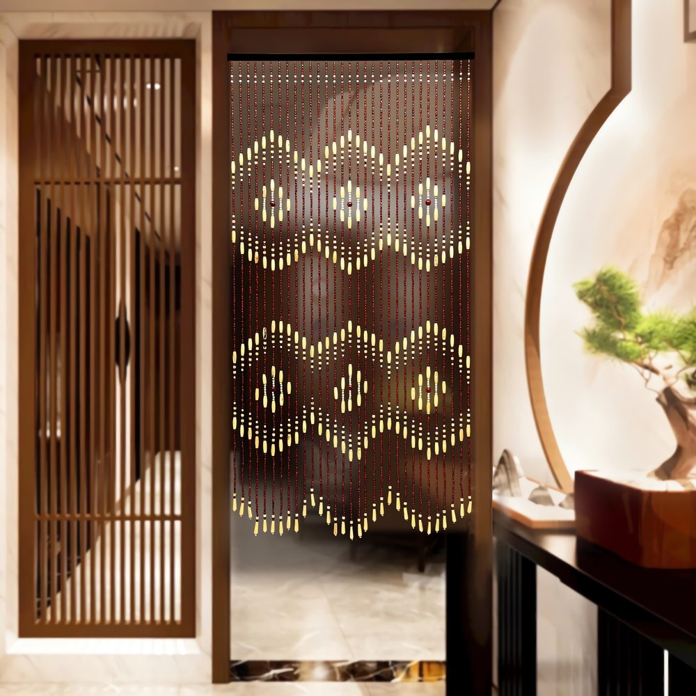 Rideaux Vintage Bambou Design Élégant