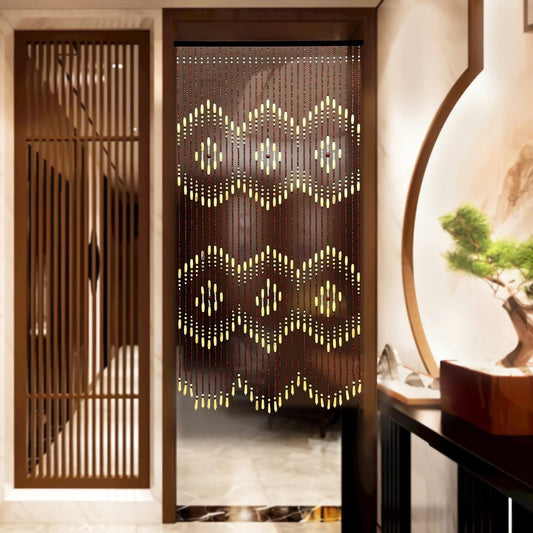 Rideaux Vintage Bambou Design Élégant