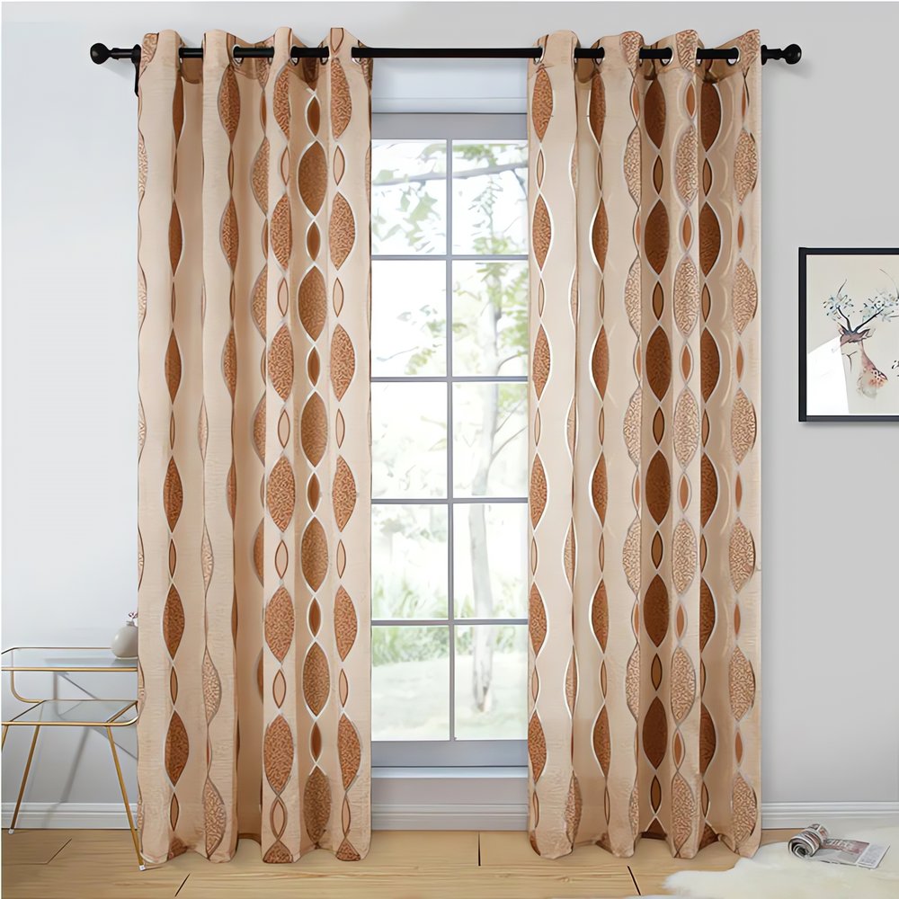 Rideaux Vintage Marron Fenetre Plusieurs