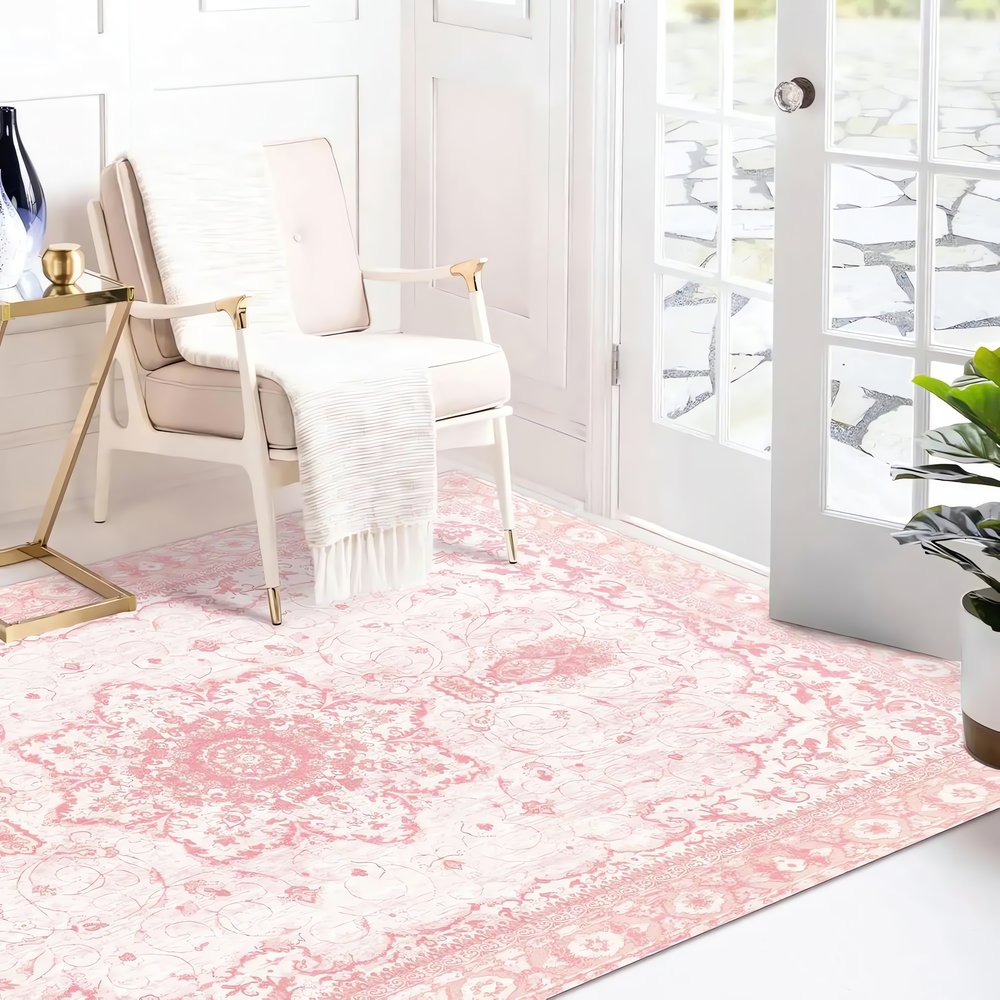 Tapis Vintage En Coton Chic Rétro