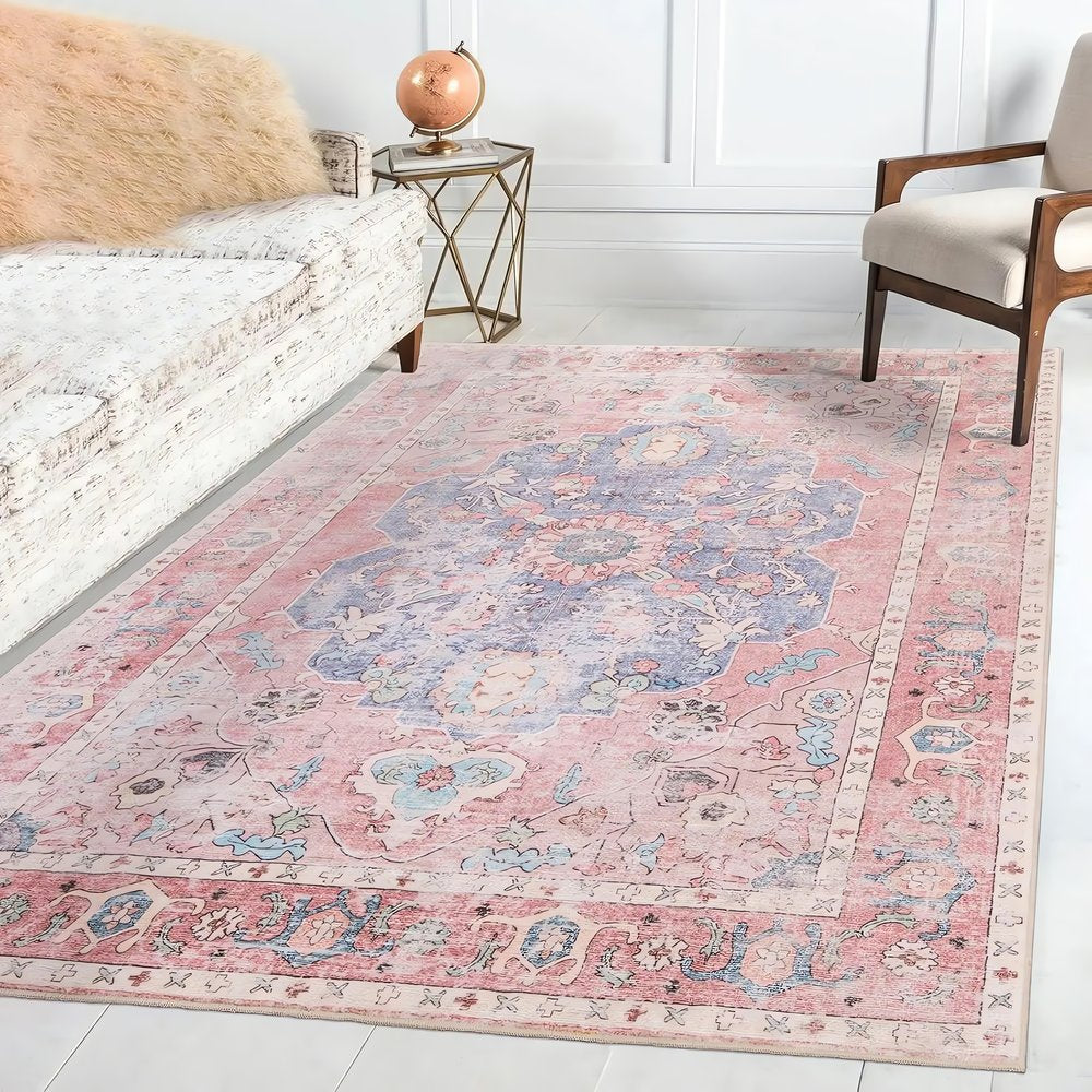 Tapis Vintage En Coton Design Classique