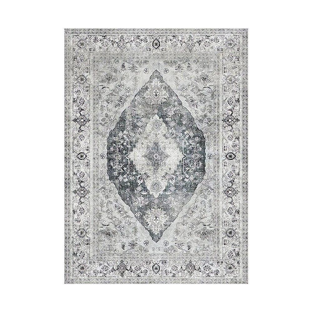 Tapis Vintage Gris Anthracite