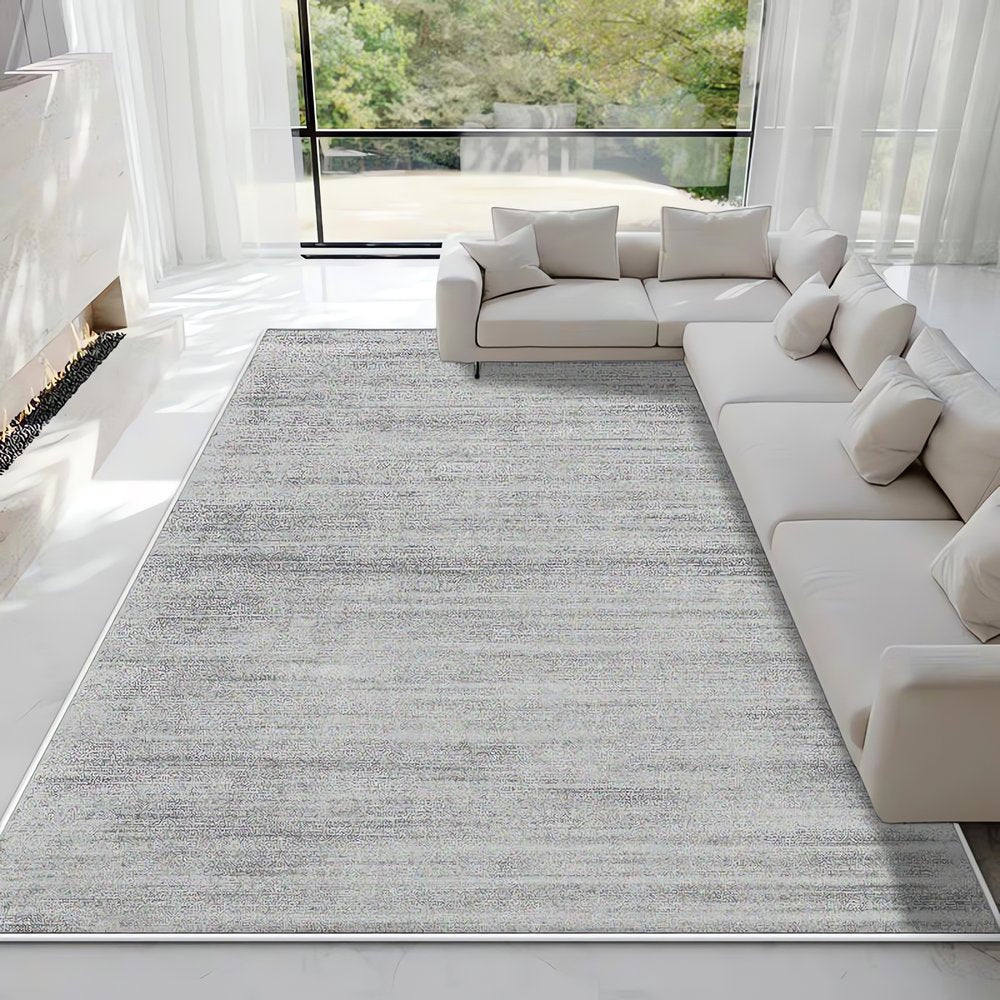 Tapis Vintage Gris Clair