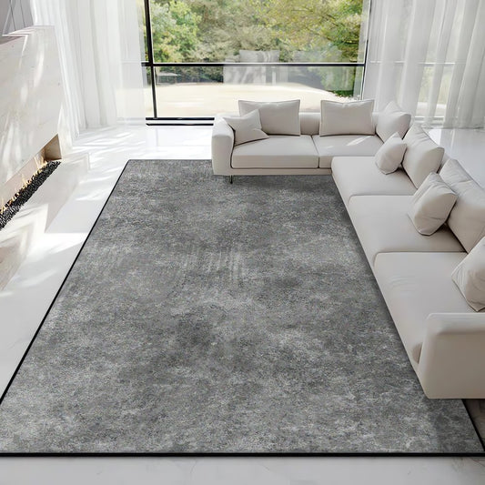 Tapis Vintage Gris Foncé Classique