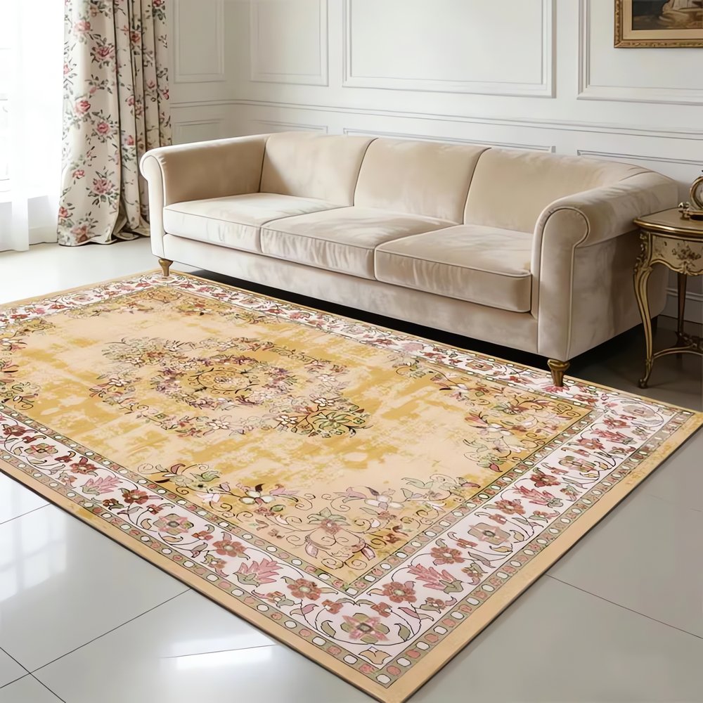 Tapis Vintage Jaune