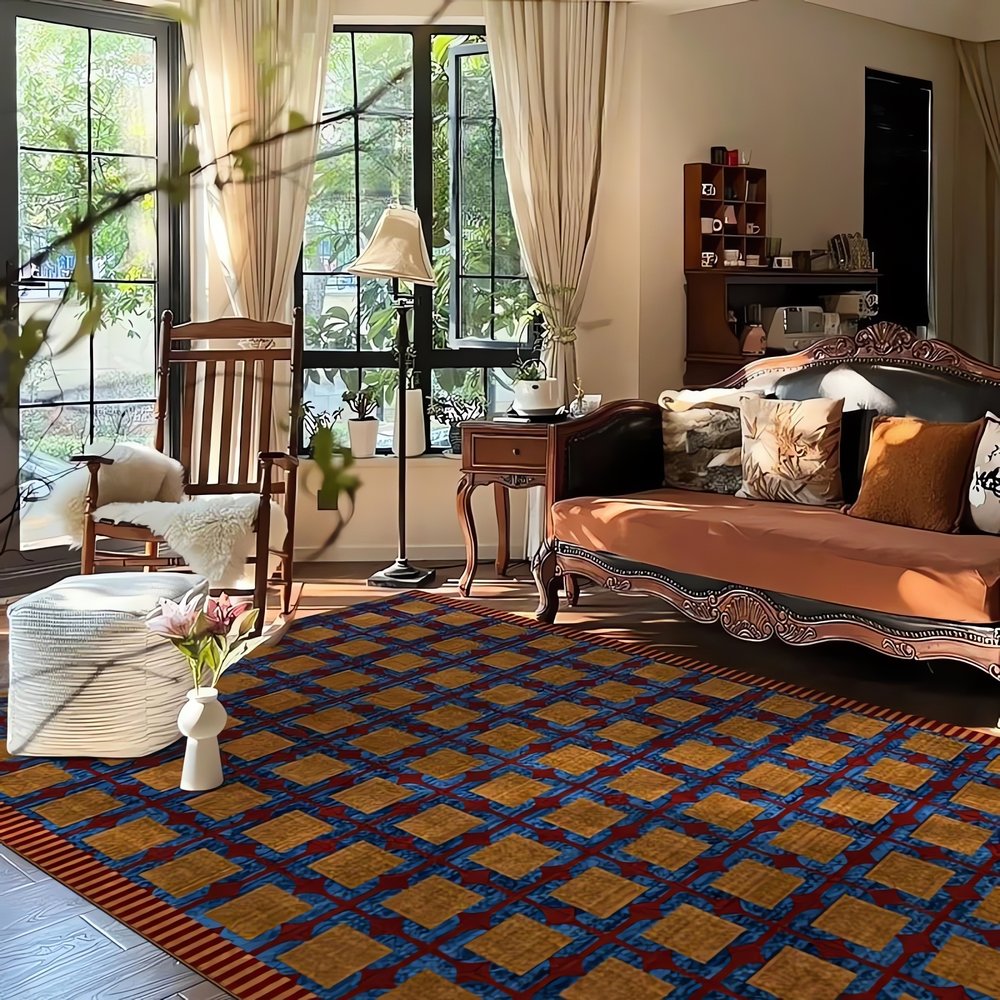 Tapis Vintage Marron Clair