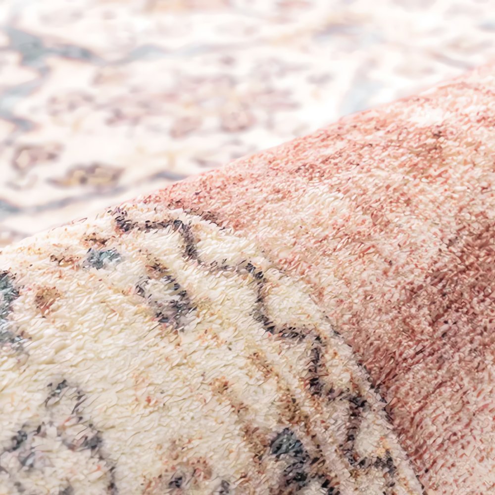 Tapis Vintage Mauve Texture