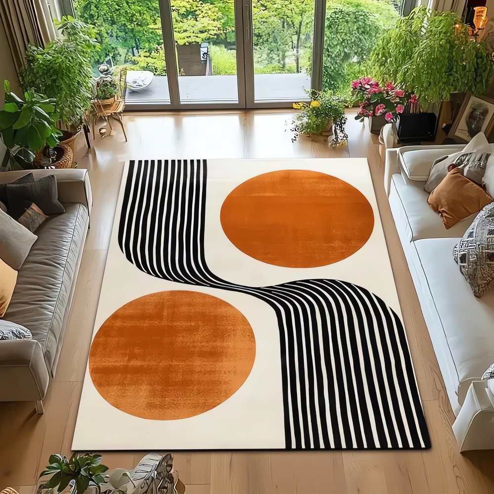 Tapis Vintage Orange