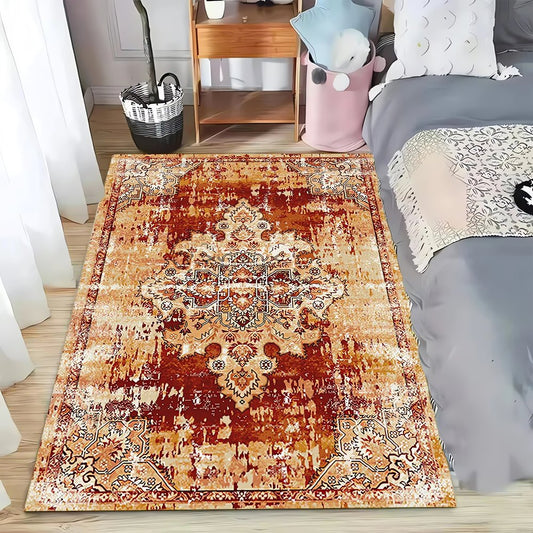Tapis Vintage Oriental Orange