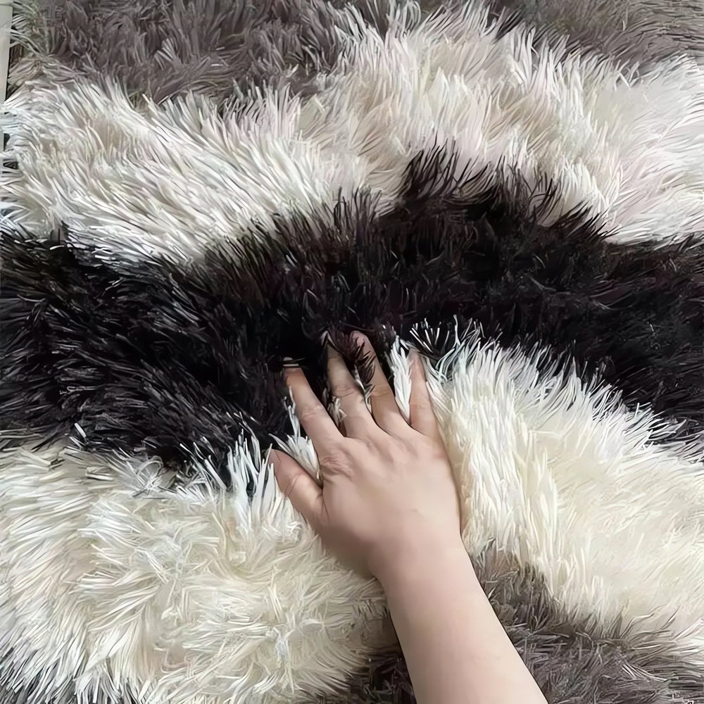 Tapis Vintage Poil Long Mousseux Touché