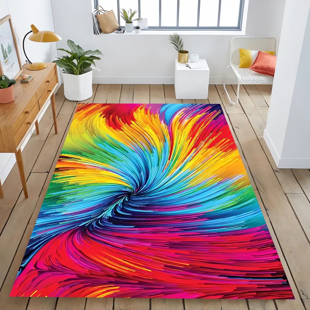 Tapis Vintage Pop Spirale