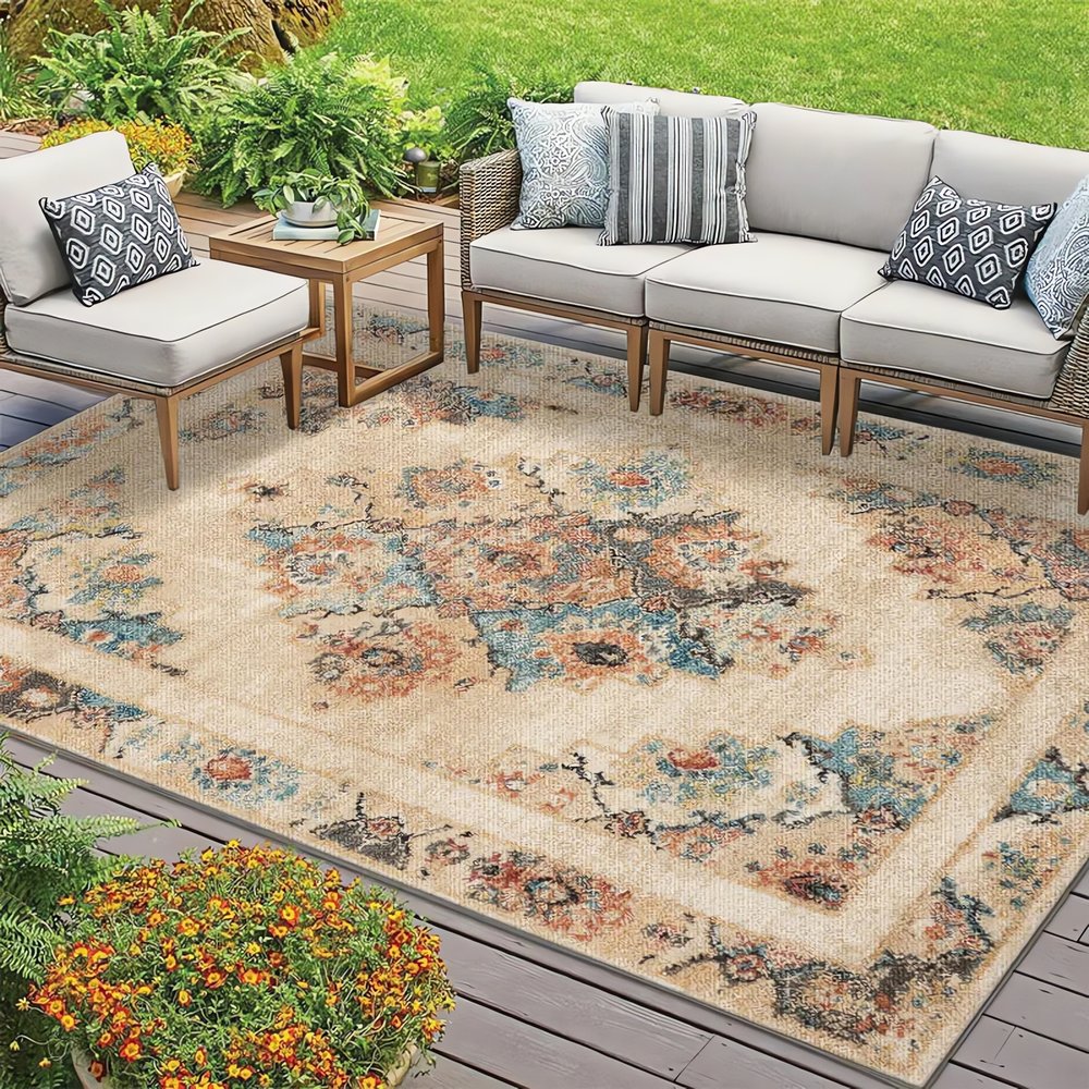 Tapis Vintage Pour Extérieur Bohème