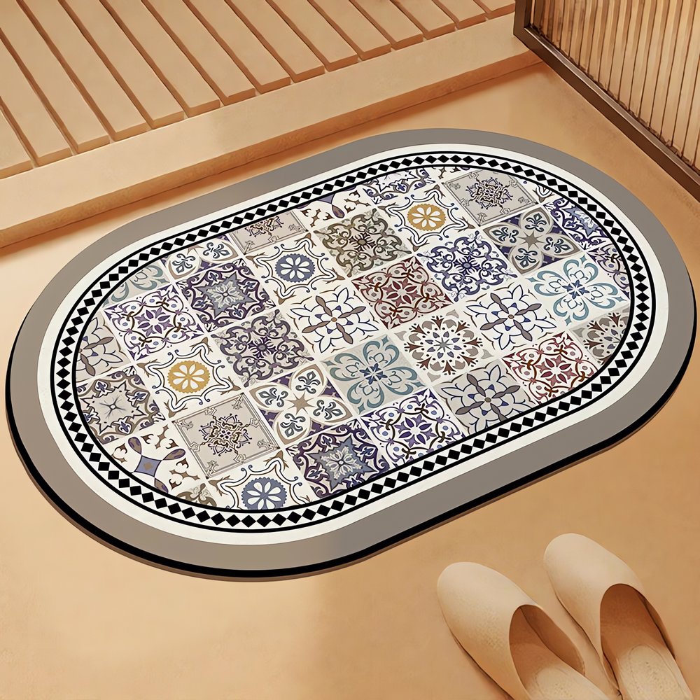 Tapis Vintage Pour Salle De Bain