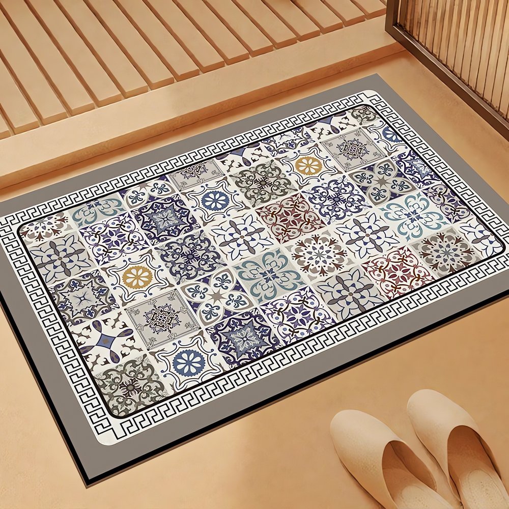 Tapis Vintage Pour Salle De Bain Modernes Dessins