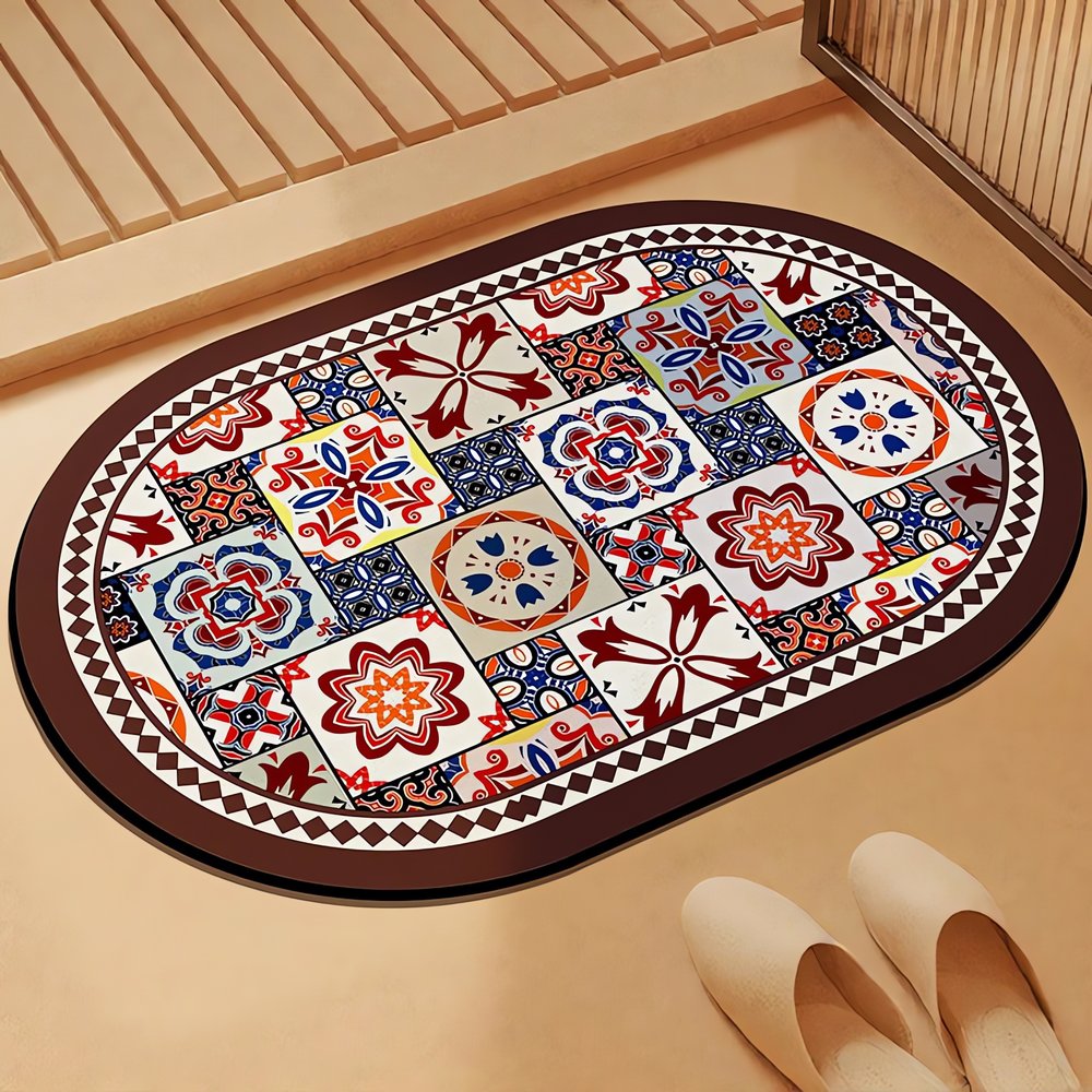 Tapis Vintage Pour Salle De Bain