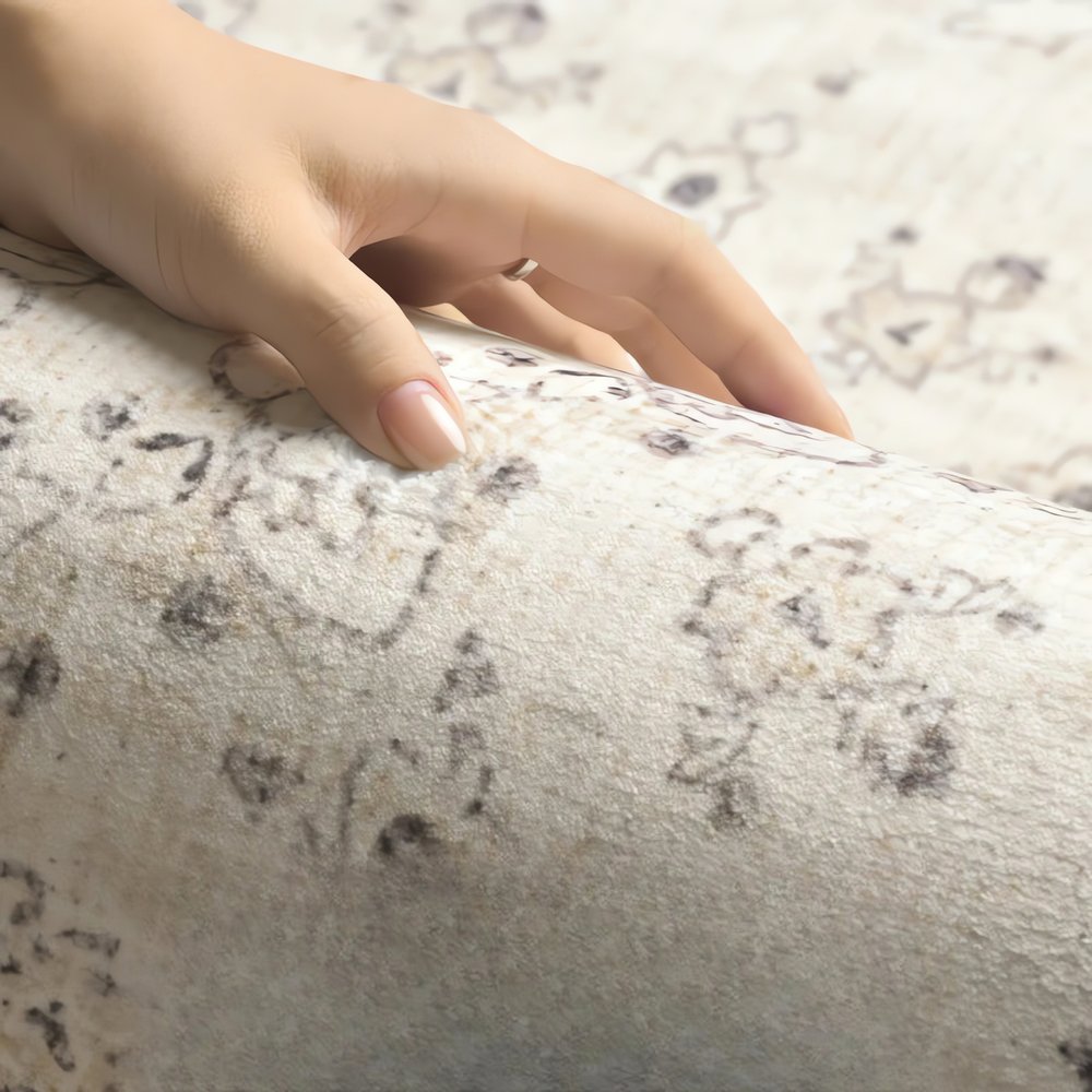 Tapis Vintage Pour Salon Enroulés Couleurs Éclectiques