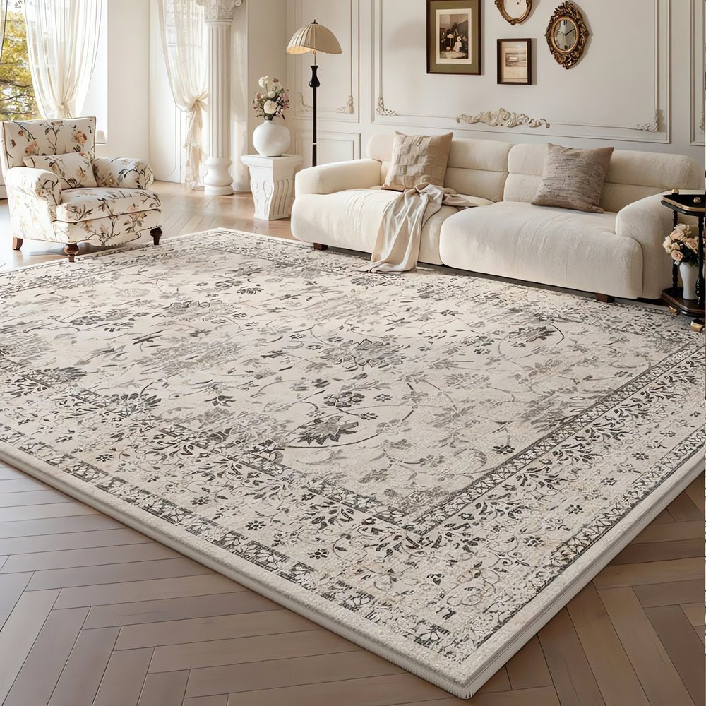 Tapis Vintage Pour Salon Inspiré Classique Romantisme
