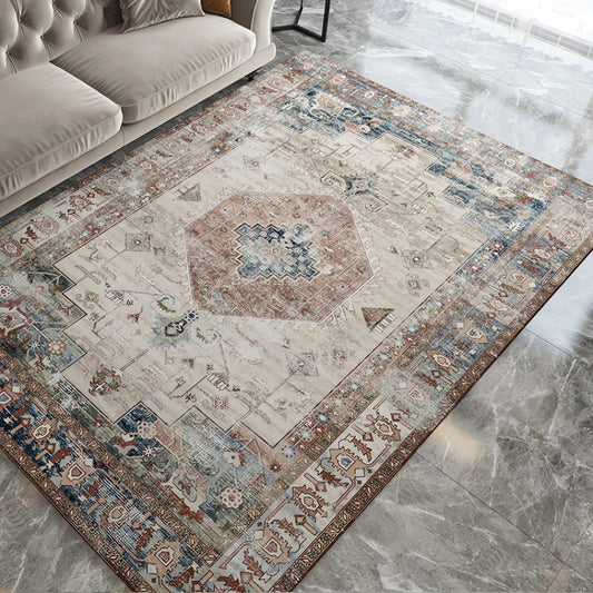 Tapis Vintage Rouille Déco Chic