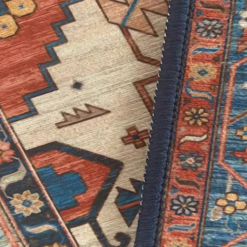 Tapis Vintage Rouille Ornemental