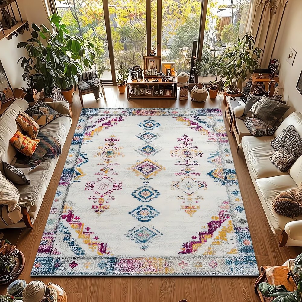 Tapis Vintage Tissé Bohème